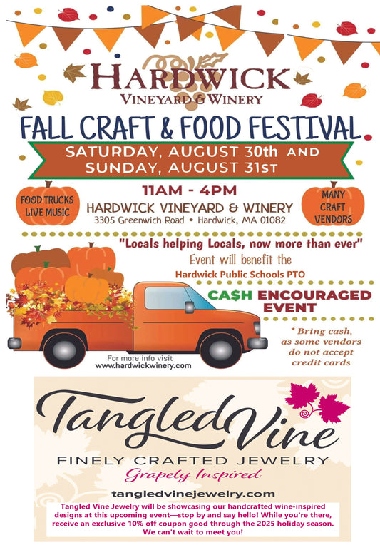 Tangled Vine Jewelry at the Hardwick Winery