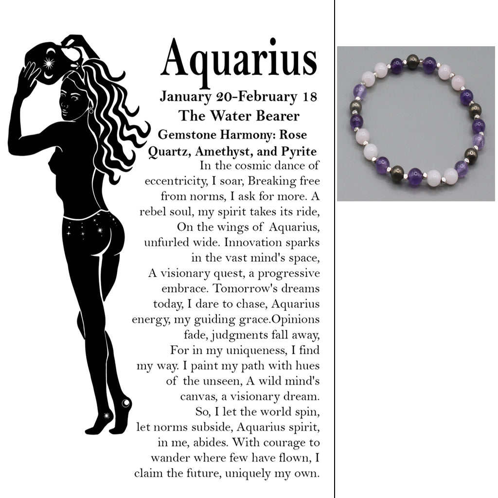 Gemstones that embody the spirit of the stars. Designed with a durable, high-quality stretch band.