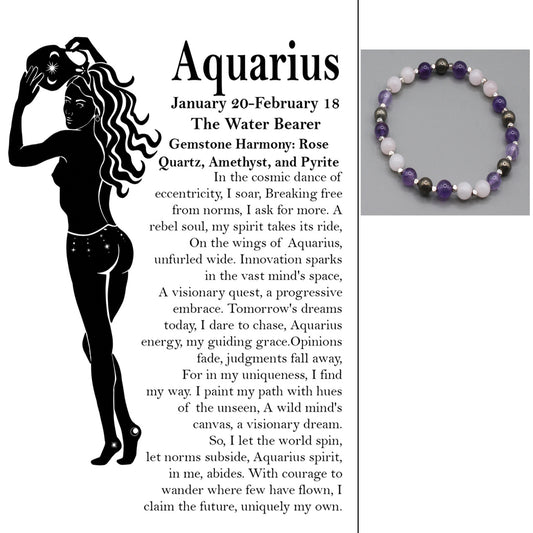 Gemstones that embody the spirit of the stars. Designed with a durable, high-quality stretch band.