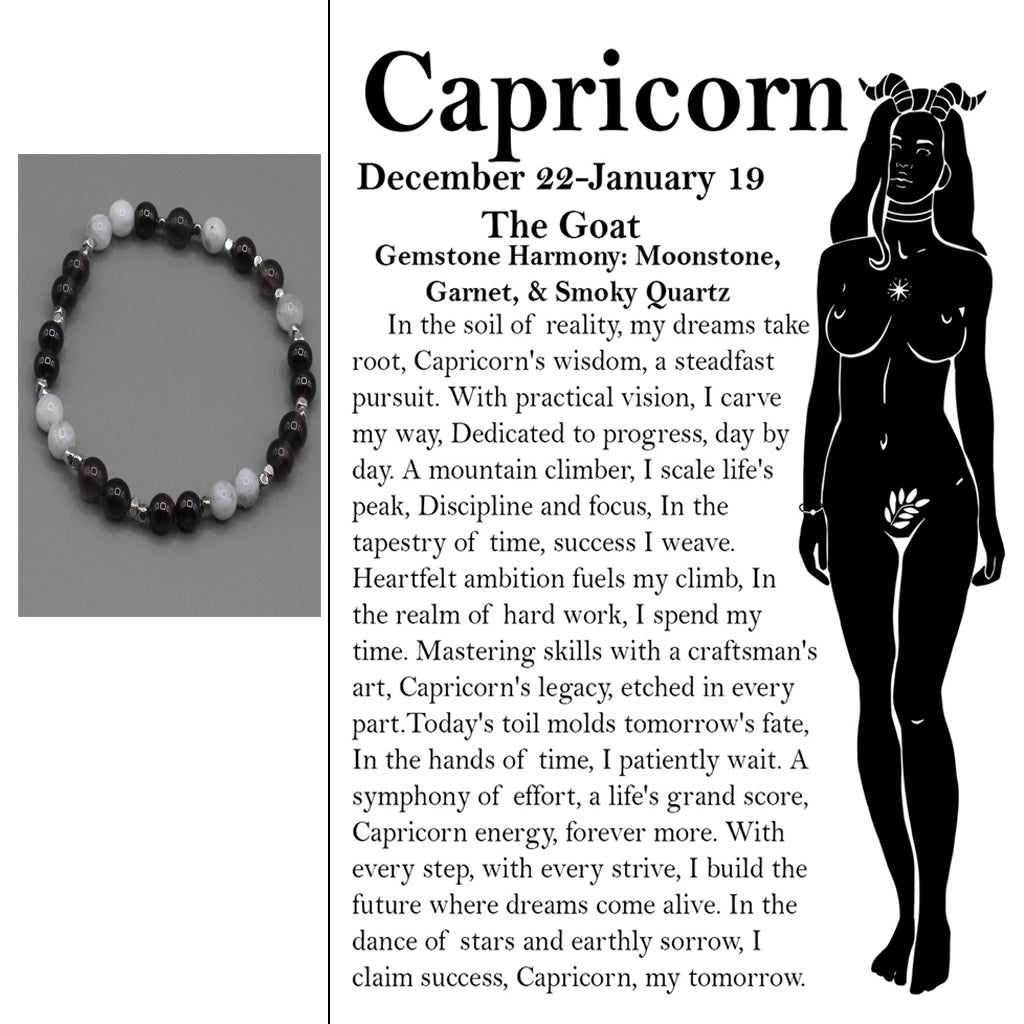 Gemstones that embody the spirit of the stars. Designed with a durable, high-quality stretch band.