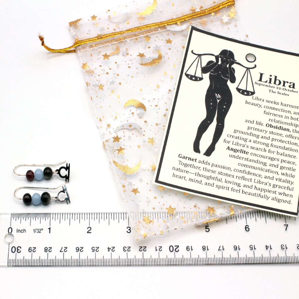 Cosmic Earrings - Libra