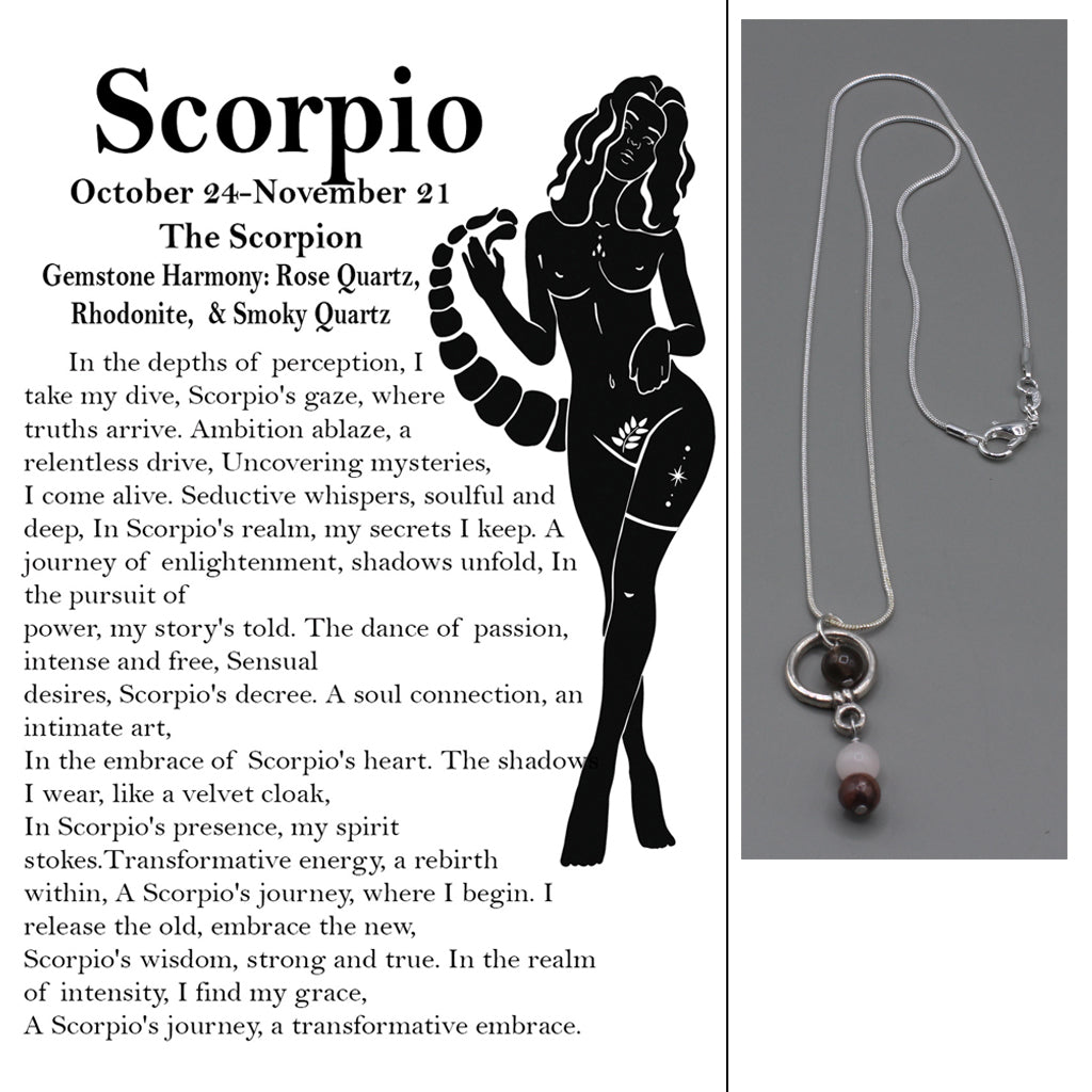 Carefully selected gemstones. Featuring a dangle on a Sterling Silver Plated Snake Chain.
