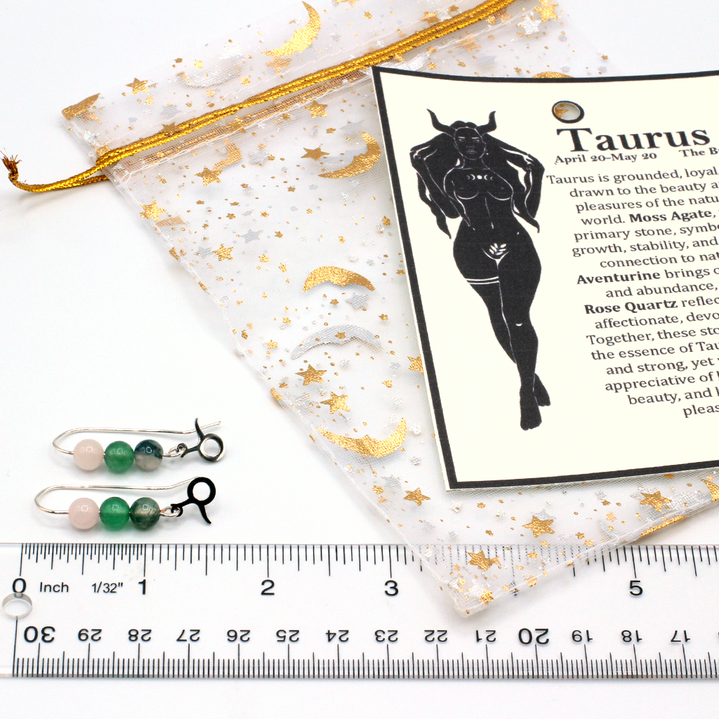 Cosmic Earrings - Taurus