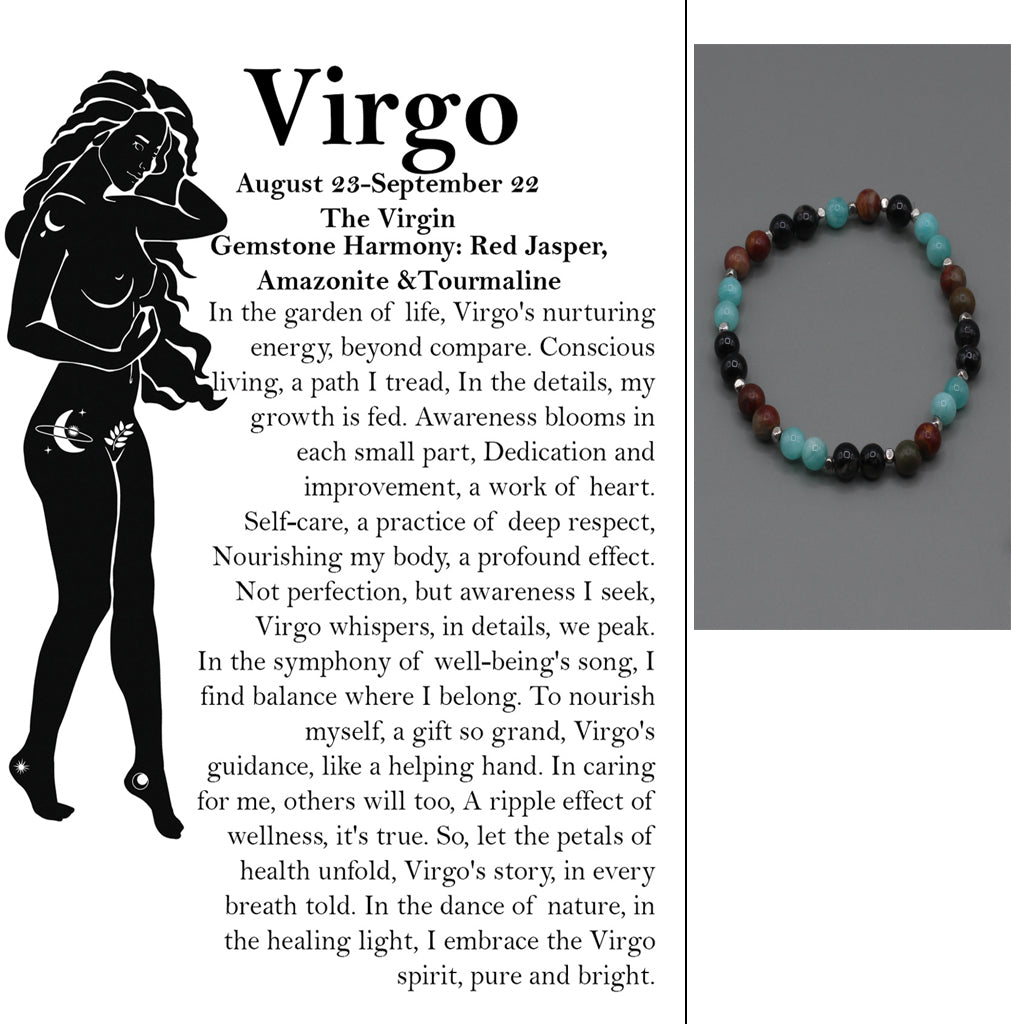 Gemstones that embody the spirit of the stars. Designed with a durable, high-quality stretch band.