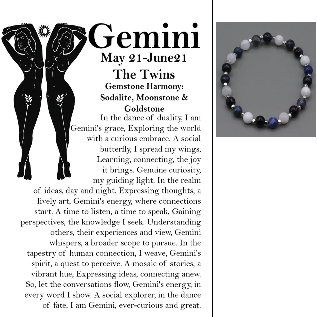 Gemstones that embody the spirit of the stars. Designed with a durable, high-quality stretch band.