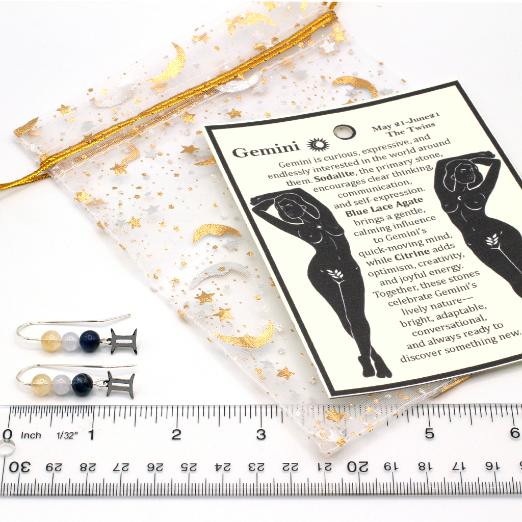 Cosmic Earrings - Gemini