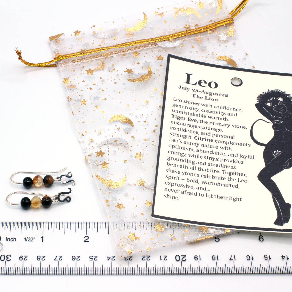 Cosmic Earrings - Leo