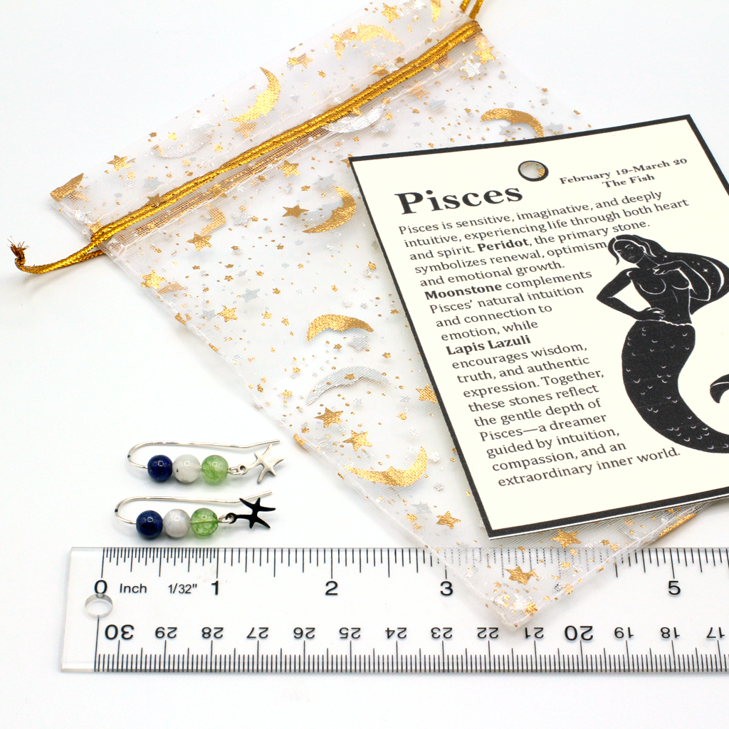 Cosmic Earrings - Pisces