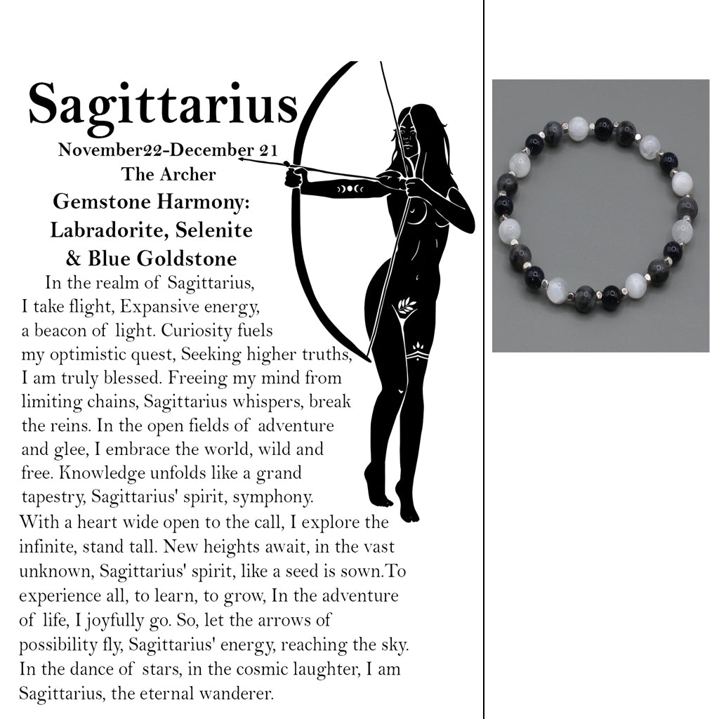 Gemstones that embody the spirit of the stars. Designed with a durable, high-quality stretch band.
