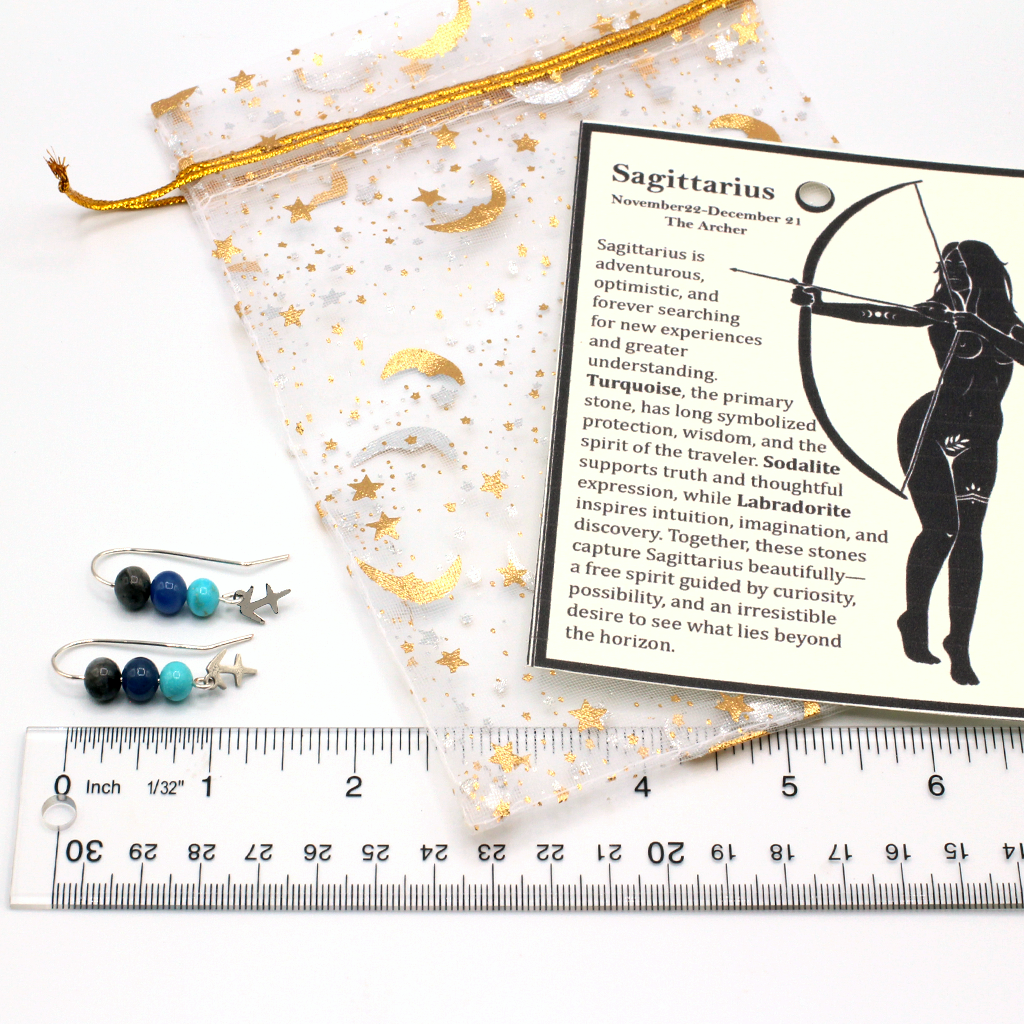 Cosmic Earrings - Sagittarius