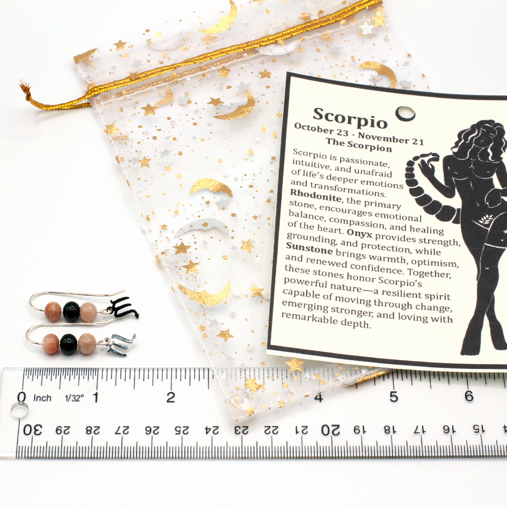 Cosmic Earrings - Scorpio