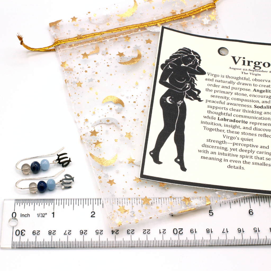 Cosmic Earrings - Virgo